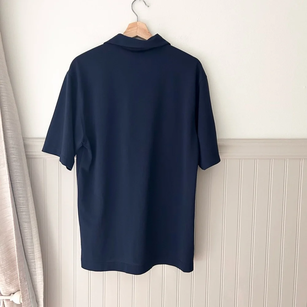 ⛳️ Nike Golf Men's Dark Blue Polo Shirt Size Medium Dri Fit